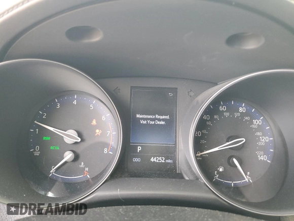 2019 Toyota C-HR XLE with VIN JTNKHMBX5K1048945, listed as a Copart auction lot 50242345 with 44,252 mi miles and Salvage Title. Bid and sale history available at DreamBid. Image 9.