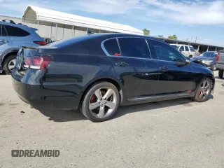 2008 Lexus GS 350 with VIN JTHBE96SX80039745, listed as a Copart auction lot 46442225 with 202,974 mi miles and Salvage Title. Bid and sale history available at carsss.com. Image 3.