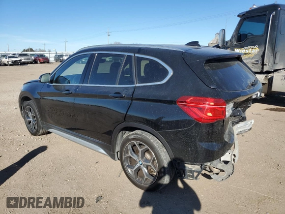 2018 BMW X1 xDrive28i with VIN WBXHT3C30J5L34540, listed as a Copart auction lot 46670205 with 42,119 mi miles and Salvage Title. Bid and sale history available at carsss.com. Image 2.