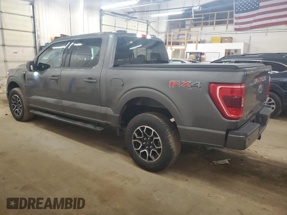 2022 Ford F-150 XL with VIN 1FTFW1E82NKF01075, listed as a Copart auction lot 51928525 with 45,342 mi miles and Salvage Title. Bid and sale history available at DreamBid. Image 2.