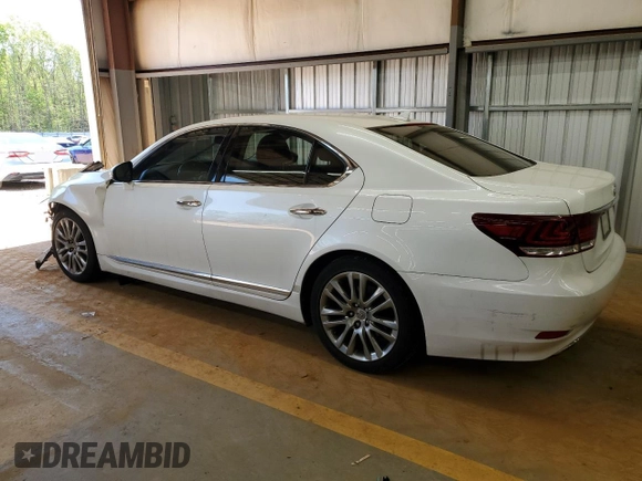 2013 Lexus LS 460 with VIN JTHBL5EF5D5118661, listed as a Copart auction lot 52514565 with Not provided miles and Salvage title. Bid and sale history available at DreamBid. Image 2.