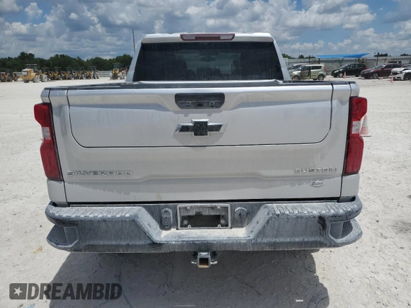2022 Chevrolet Silverado 1500 Custom Trail Boss with VIN 3GCPYCEK7NG190983, listed as a Copart auction lot 53241744 with 71,301 mi miles and Non Repairable. Bid and sale history available at DreamBid. Image 6.