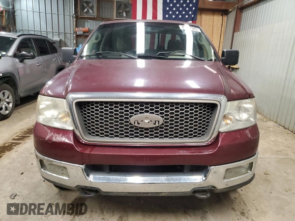 2005 Ford F-150 XLT with VIN 1FTPW14575KF00483, listed as a Copart auction lot 49797945 with 183,420 mi miles and Salvage Title. Bid and sale history available at carsss.com. Image 5.