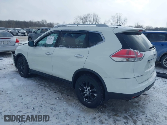 2016 Nissan Rogue SV with VIN 5N1AT2MT9GC780340, listed as a IAAI auction lot 41317932 with 127,873 mi miles and . Bid and sale history available at DreamBid. Image 3.