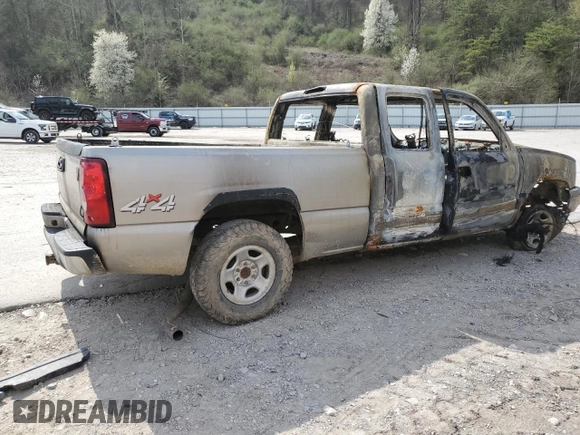 2003 Chevrolet Silverado 1500 with VIN 2GCEK19V231184015, listed as a Copart auction lot 49882815 with Not Provided miles and Salvage Title. Bid and sale history available at DreamBid. Image 3.