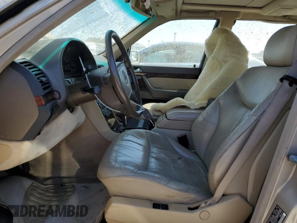 1995 Mercedes-Benz S with VIN WDBGA43E9SA220971, listed as a Copart auction lot 70834144 with Not Provided miles and Clean Title. Bid and sale history available at DreamBid. Image 7.