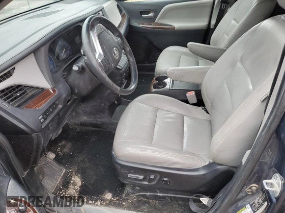 2015 Toyota Sienna Ltd with VIN 5TDDK3DC2FS095104, listed as a Copart auction lot 49698575 with 234,402 mi miles and Salvage Title. Bid and sale history available at carsss.com. Image 7.