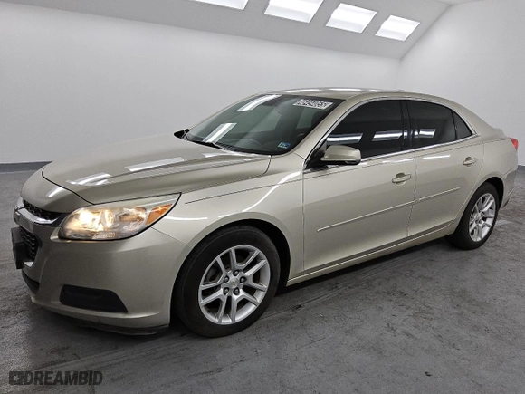 2015 Chevrolet Malibu LT with VIN 1G11C5SL7FF197733, listed as a Copart auction lot 46494055 with 61,016 mi miles and Clean Title. Bid and sale history available at carsss.com. Image 1.