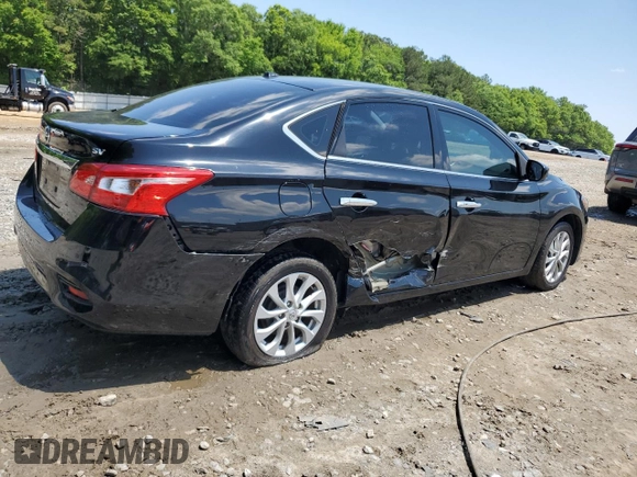 2019 Nissan Sentra S with VIN 3N1AB7AP3KY283721, listed as a Copart auction lot 55915895 with 105,917 mi miles and Salvage title. Bid and sale history available at DreamBid. Image 3.