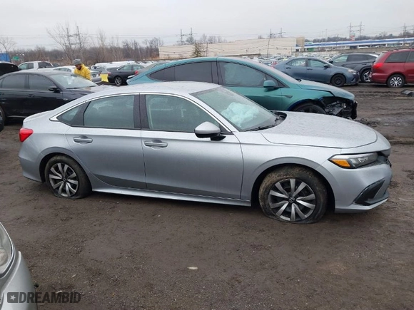 2023 Honda Civic Sedan LX with VIN 2HGFE2F27PH569600, listed as a IAAI auction lot 41439524 with 14,151 mi miles. Bid and sale history available at carsss.com. Image 13.