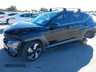 2024 Hyundai Kona Limited with VIN KM8HE3A39RU156344, listed as a IAAI auction lot 41396108 with 12,192 mi miles. Bid and sale history available at carsss.com. Image 21.