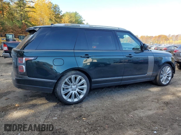 2018 Land Rover Range Rover с VIN SALGS5RE4JA502406, выставлен на аукционе Copart как лот 77311104 с пробегом 96 705 миль миль и Списание • Salvage title. История ставок и продаж доступна на DreamBid. Изображение 3.