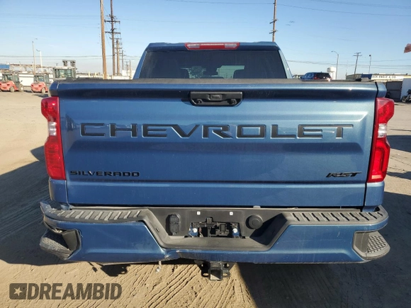 2024 Chevrolet Silverado 1500 RST with VIN 1GCPDEEKXRZ207921, listed as a Copart auction lot 81155184 with 8,207 mi miles and Salvage Title. Bid and sale history available at carsss.com. Image 6.