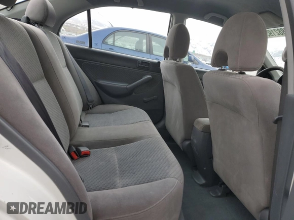 2004 Honda Civic VP with VIN 2HGES16394H620405, listed as a Copart auction lot 50882195 with 191,220 mi miles and Salvage Title. Bid and sale history available at DreamBid. Image 10.