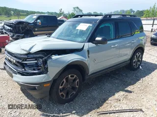 2022 Ford Bronco Sport Outer Banks with VIN 3FMCR9C61NRD43751, listed as a IAAI auction lot 42333996 with 40,993 mi miles and . Bid and sale history available at DreamBid. Image 2.