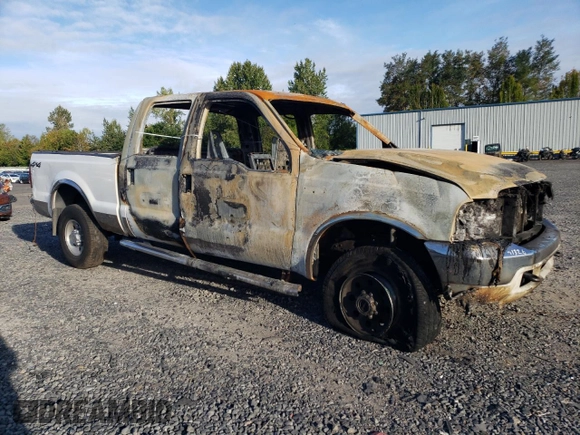 2000 Ford Super Duty F-250 XL with VIN 1FTNW21S9YEC44065, listed as a Copart auction lot 71174294 with 0 mi miles and Salvage Title. Bid and sale history available at carsss.com. Image 4.