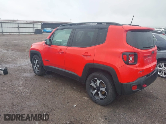 2019 Jeep Renegade Trailhawk with VIN ZACNJBC19KPK12456, listed as a IAAI auction lot 42418281 with 39,231 mi miles and . Bid and sale history available at DreamBid. Image 3.