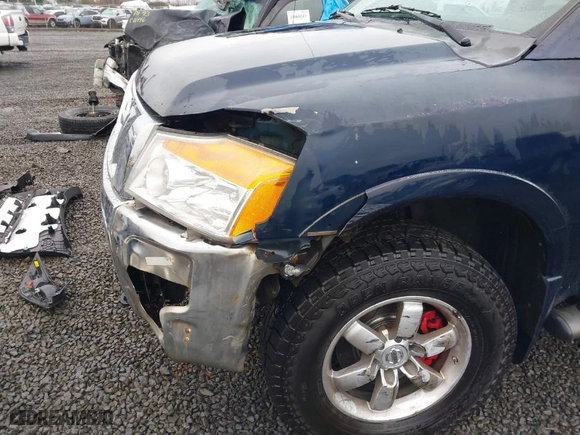 2008 Nissan Titan SE with VIN 1N6AA07C48N353709, listed as a IAAI auction lot 40929206 with 215,444 mi miles. Bid and sale history available at carsss.com. Image 6.