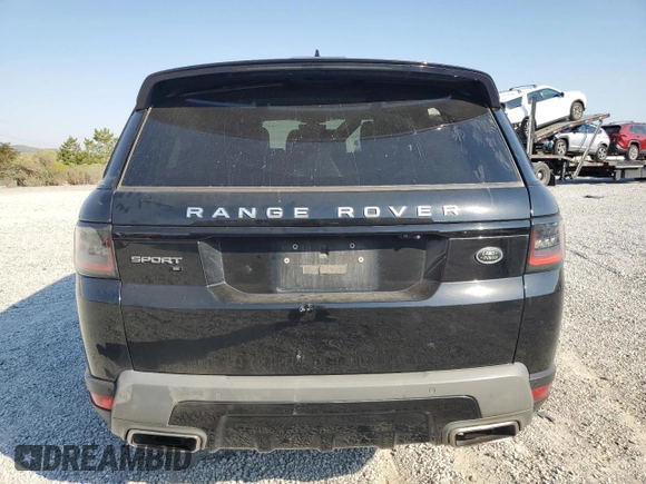 2021 Land Rover Range Rover Sport SE with VIN SALWG2SU5MA777090, listed as a Copart auction lot 70324374 with 0 mi miles and Salvage Title. Bid and sale history available at carsss.com. Image 6.