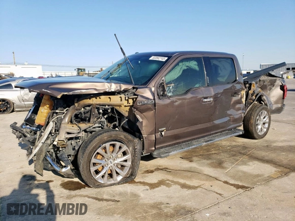 2015 Ford F-150 XL with VIN 1FTEW1CG9FKD08090, listed as a Copart auction lot 52092745 with Not Provided miles and Salvage Title. Bid and sale history available at carsss.com. Image 1.