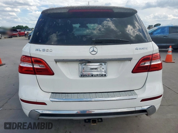2014 Mercedes-Benz M 550 with VIN 4JGDA7DB2EA415465, listed as a Copart auction lot 63271375 with 175,700 mi miles and Clean title. Bid and sale history available at DreamBid. Image 6.