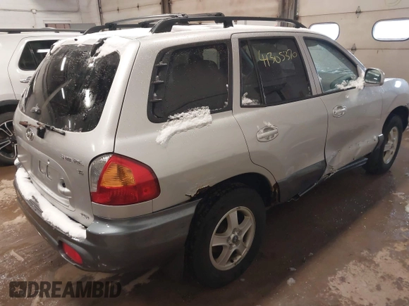 2003 Hyundai Santa Fe GLS with VIN KM8SC73D83U428723, listed as a IAAI auction lot 41305370 with 244,579 mi miles. Bid and sale history available at carsss.com. Image 4.