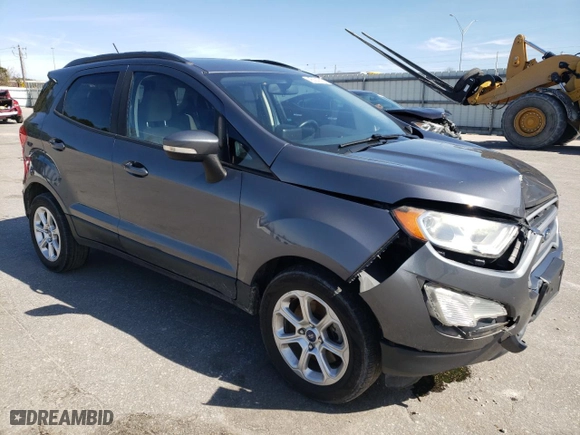 2019 Ford EcoSport SE with VIN MAJ3S2GE8KC304849, listed as a Copart auction lot 45884705 with 107,105 mi miles and Salvage Title. Bid and sale history available at carsss.com. Image 4.
