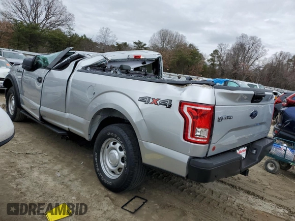 2016 Ford F-150 XLT with VIN 1FTEX1E85GFB40400, listed as a Copart auction lot 85805654 with 27,892 mi miles and Salvage Title. Bid and sale history available at carsss.com. Image 2.