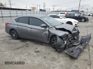 2017 Nissan Sentra S with VIN 3N1AB7AP7HY285402, listed as a Copart auction lot 45197715 with 128,937 mi miles and Salvage title. Bid and sale history available at DreamBid. Image 4.