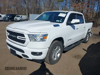 2024 Ram 1500 Big Horn with VIN 1C6SRFFT1RN142853, listed as a IAAI auction lot 41722121 with 16,566 mi miles and . Bid and sale history available at DreamBid. Image 18.