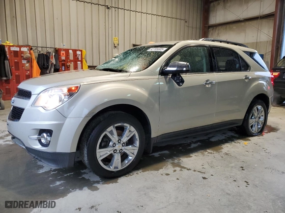 2013 Chevrolet Equinox LTZ with VIN 2GNFLGE37D6190638, listed as a Copart auction lot 52785605 with 123,204 mi miles and Clean Title. Bid and sale history available at carsss.com. Image 1.