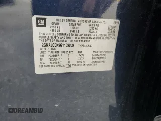 2016 Chevrolet Equinox LT with VIN 2GNALCEK9G1109859, listed as a Copart auction lot 51481135 with 126,435 mi miles and Salvage Title. Bid and sale history available at carsss.com. Image 15.