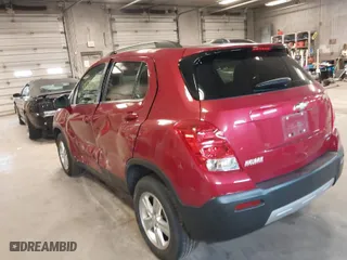 2015 Chevrolet Trax LT with VIN KL7CJRSB6FB063787, listed as a IAAI auction lot 41858467 with 134,342 mi miles. Bid and sale history available at carsss.com. Image 3.