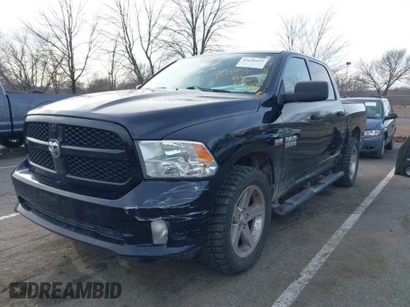 2014 Ram 1500 Express with VIN 1C6RR7KTXES331605, listed as a IAAI auction lot 41618433 with 137,906 mi miles. Bid and sale history available at carsss.com. Image 2.