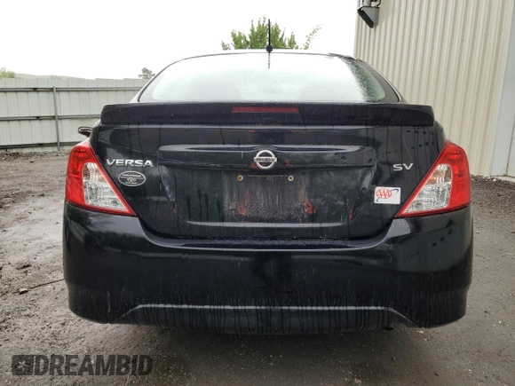 2017 Nissan Versa SV with VIN 3N1CN7AP8HL827085, listed as a Copart auction lot 58347065 with 65,606 mi miles and Salvage title. Bid and sale history available at DreamBid. Image 6.
