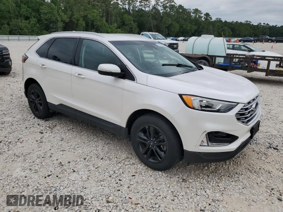2019 Ford Edge SEL with VIN 2FMPK4J92KBB20148, listed as a Copart auction lot 55312345 with 74,684 mi miles and Salvage title. Bid and sale history available at DreamBid. Image 4.