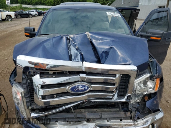 2010 Ford F-150 XL with VIN 1FTFX1CV1AFC03710, listed as a Copart auction lot 59748245 with 60,679 mi miles and Clean title. Bid and sale history available at DreamBid. Image 11.
