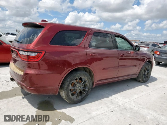 2021 Dodge Durango R/T with VIN 1C4SDJCT6MC610238, listed as a Copart auction lot 61294645 with 65,970 mi miles and Salvage title. Bid and sale history available at DreamBid. Image 3.