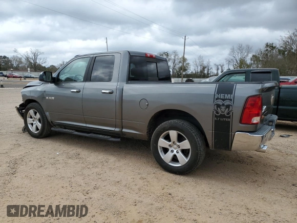 2010 Dodge 1500 SLT with VIN 1D7RB1GT4AS162734, listed as a Copart auction lot 47858455 with 131,217 mi miles and Salvage Title. Bid and sale history available at carsss.com. Image 2.