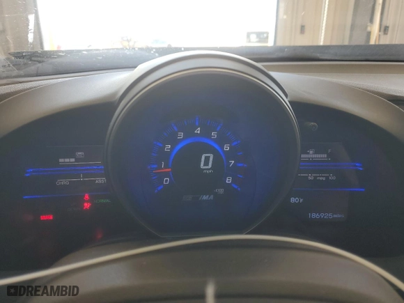 2011 Honda CR-Z EX with VIN JHMZF1C6XBS013517, listed as a Copart auction lot 75190284 with 186,925 mi miles and Clean Title. Bid and sale history available at carsss.com. Image 9.