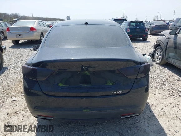 2015 Chrysler 200 S with VIN 1C3CCCBG6FN516704, listed as a IAAI auction lot 42041485 with 140,408 mi miles. Bid and sale history available at carsss.com. Image 16.