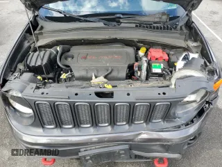 2018 Jeep Renegade Trailhawk with VIN ZACCJBCB1JPH76670, listed as a Copart auction lot 42245925 with 92,779 mi miles and Salvage Title. Bid and sale history available at carsss.com. Image 12.