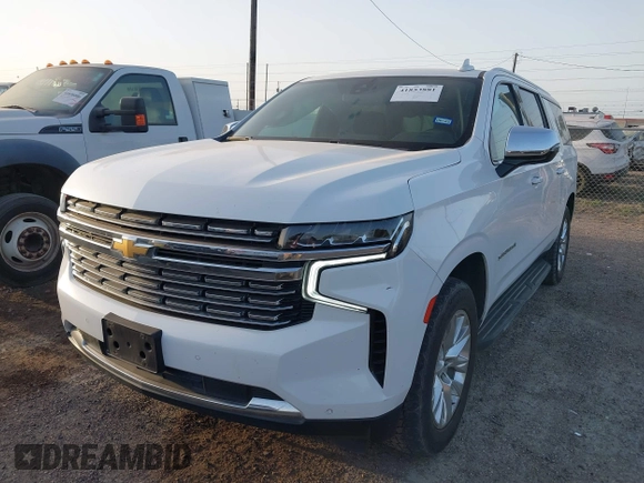 2022 Chevrolet Suburban Premier with VIN 1GNSCFKDXNR180648, listed as a IAAI auction lot 41853881 with 73,023 mi miles and . Bid and sale history available at DreamBid. Image 17.