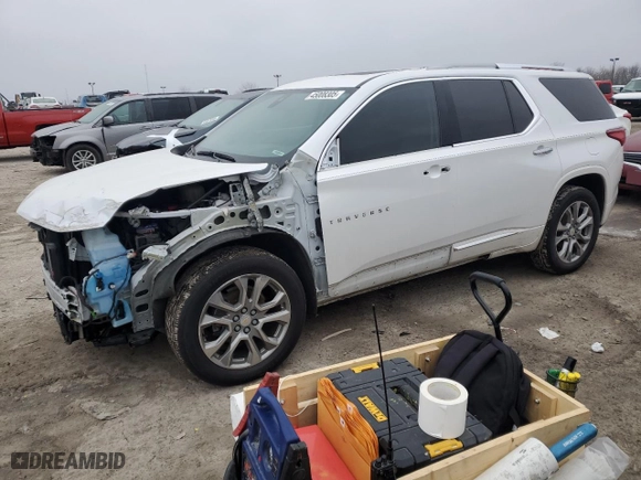 2018 Chevrolet Traverse Premier with VIN 1GNERKKWXJJ263270, listed as a Copart auction lot 45008305 with 102,905 mi miles and Clean Title. Bid and sale history available at carsss.com. Image 1.