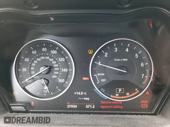 2016 BMW X1 xDrive28i with VIN WBXHT3C39G5E55496, listed as a Copart auction lot 49460233 with 37,934 mi miles. Bid and sale history available at carsss.com. Image 9.
