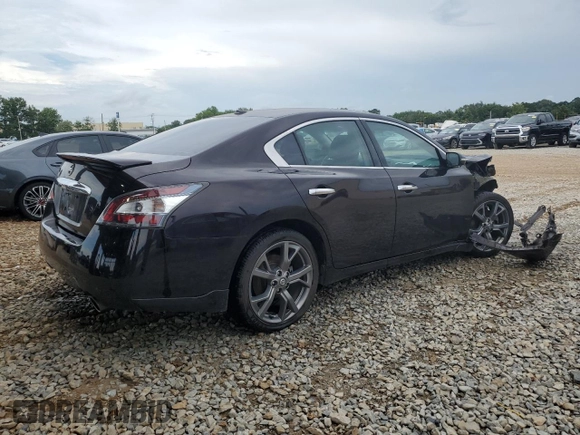 2014 Nissan Maxima S with VIN 1N4AA5AP4EC474099, listed as a Copart auction lot 61200885 with 94,977 mi miles and Salvage title. Bid and sale history available at DreamBid. Image 3.