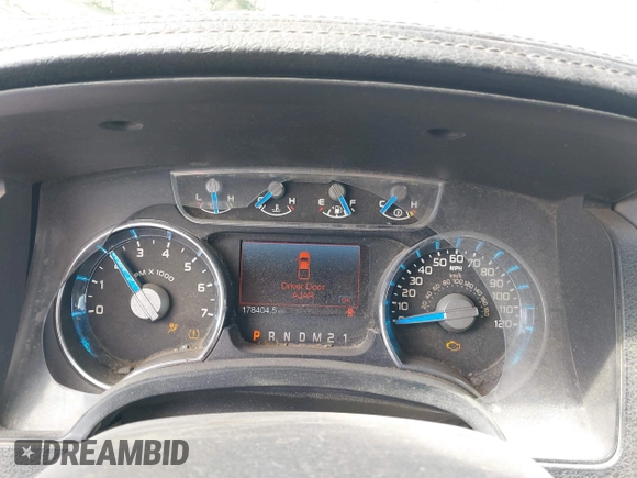 2014 Ford F-150 XL with VIN 1FTFW1ET8EKG05462, listed as a IAAI auction lot 41557383 with 178,404 mi miles. Bid and sale history available at carsss.com. Image 7.