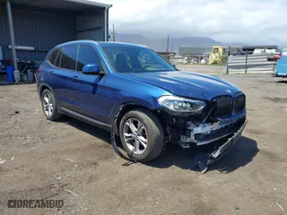 2021 BMW X3 sDrive30i with VIN 5UXTY3C08M9E91116, listed as a IAAI auction lot 41799060 with 25,049 mi miles. Bid and sale history available at carsss.com. Image 6.