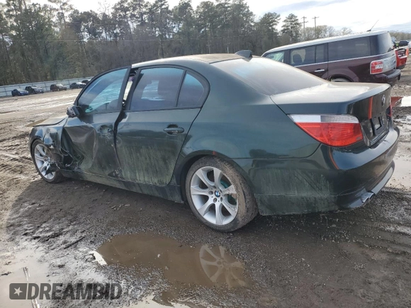 2005 BMW 5 Series 545i with VIN WBANB33545B089511, listed as a Copart auction lot 86564854 with Not Provided miles and Salvage Title. Bid and sale history available at carsss.com. Image 2.