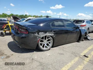 2017 Dodge Charger R/T with VIN 2C3CDXCT2HH571999, listed as a Copart auction lot 55642235 with 102,719 mi miles and Salvage title. Bid and sale history available at DreamBid. Image 3.